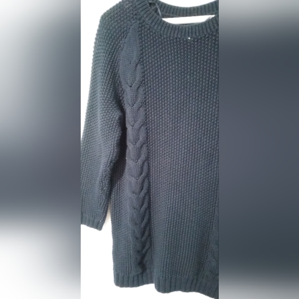 Cynthia Rowley Black Crew Neck Sweater - Picture 2 of 5